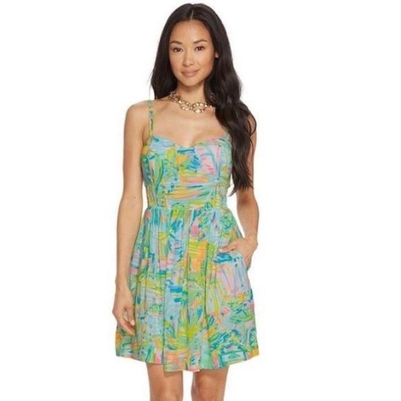 Lilly Pulitzer Dresses & Skirts - Lilly Pulitzer Christine Sea Salt Sundress
